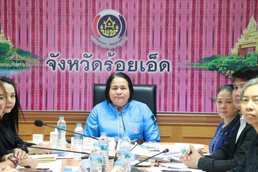 พช.จังหวัดร้อยเอ็ด จัดประชุมผู้บริหารสำนักงานพัฒนาชุมชนจังหวัดร้อยเอ็ดและนักวิชาการพัฒนาชุมชนประจำเดือน เมษายน 2569 ครั้งที่ 4/2569