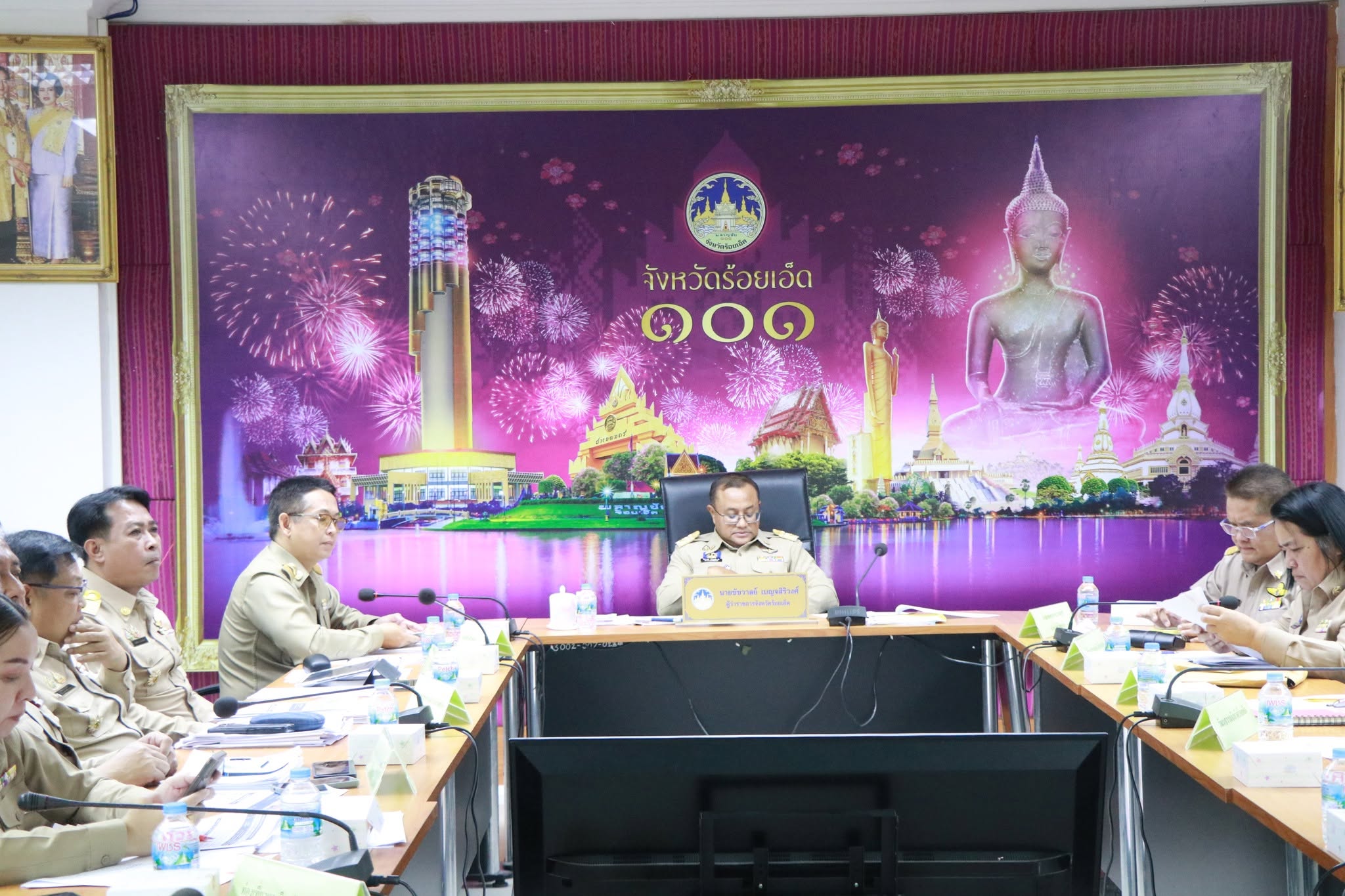 💠สุขเกินร้อยที่ พช.๑๐๑💠  จังหวัดร้อยเอ็ด ร่วมการประชุมชี้แจงกับคณะกรรมาธิการวิสามัญพิจารณาร่างพระราชบัญญัติงบประมาณรายจ่ายประจำปีงบประมาณ พ.ศ. ๒๕๗๐ วุฒิสภา