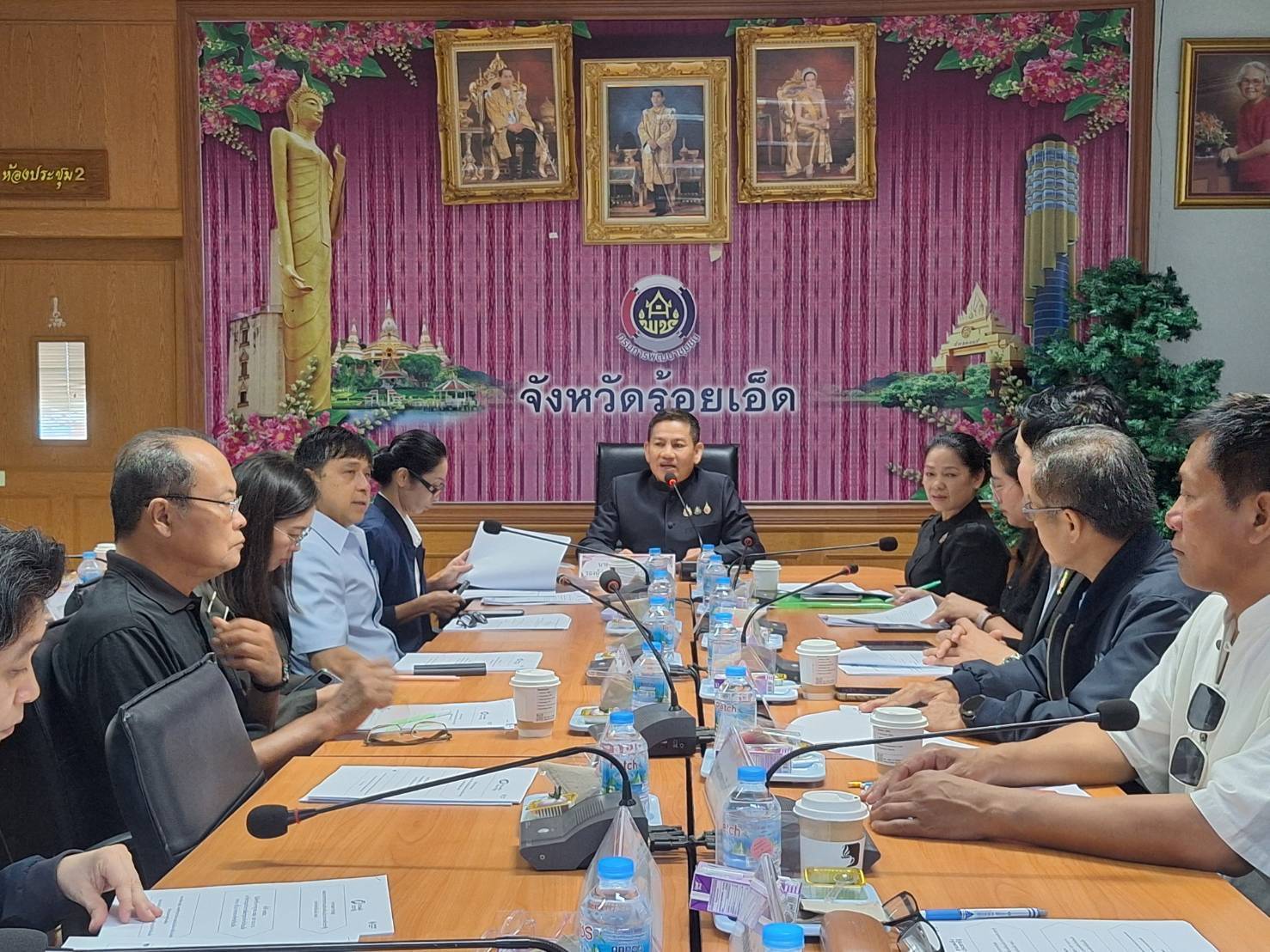 💠สุขเกินร้อยที่ พช.๑๐๑ PLUS💠                                     💠จังหวัดร้อยเอ็ด💠 ประชุมคณะอนุกรรมการประสานและขับเคลื่อนนโยบายสานพลังประชารัฐ ประจำจังหวัดร้อยเอ็ด (คสป.) ครั้งที่ 4/2569